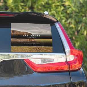 Hay Bales Venda Adesivo Publicitário para Veículos