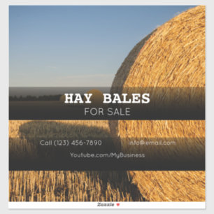 Hay Bales Venda Adesivo Publicitário para Veículos