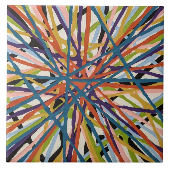 Haystack em branco 6 x 6 Azulejo cerâmico (Frente)