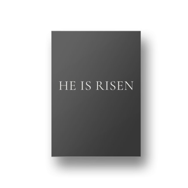 He Is Risen | Christian Easter Wall Art Poster (Criador carregado)