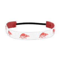 Headband vermelho do caranguejo de eremita
