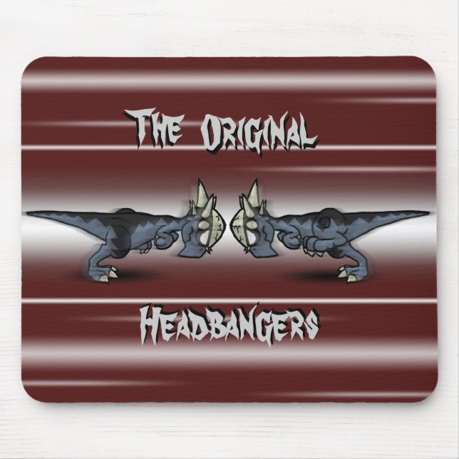 Headbangers originais Mousepad (Frente)
