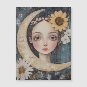 Headdress Floral & Crescent Moon 4