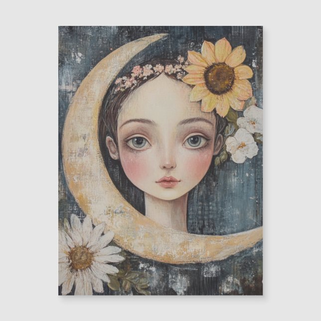 Headdress Floral & Crescent Moon 4 (Frente)