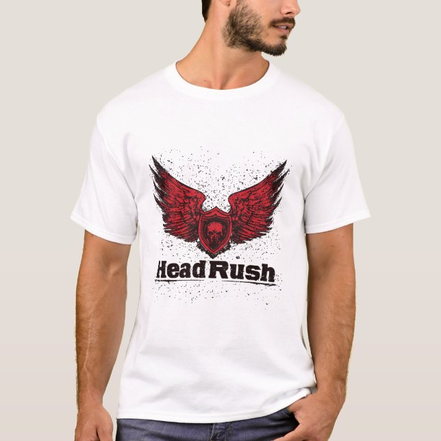 HEADRUSH T-SHIRT DESIGN (Frente)