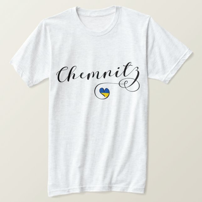 Heart Chemnitz, I Love Chemnitz, Alemanha T-Shirt (Frente do Design)