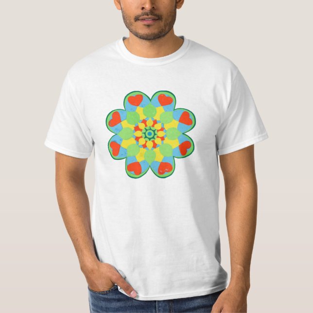 Heart Mandala T-Shirt (Frente)