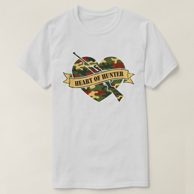 Heart of Hunter – Wild Instinct T-Shirt (Frente do Design)