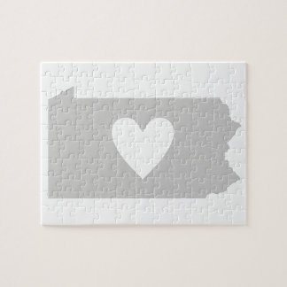 Heart Pennsylvania Jigsee Quebra-cabeça
