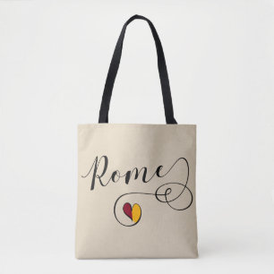 Heart Roma Flag Bolsa de compra, Italiano