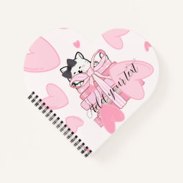 Heart Shaped Spiral Notebook – Customize Your Love