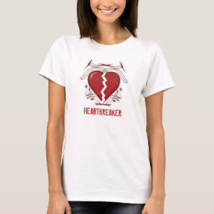Heartbreaker: T-shirt branco das senhoras: