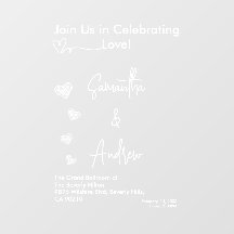 Hearts White Weddings Celebrating Love Romance