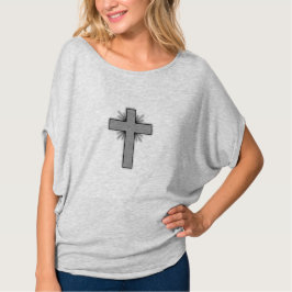 Heather Circle Top w/Cinza com cruz