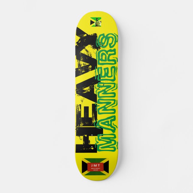 HEAVY MANNERS Skateboard (Frente)