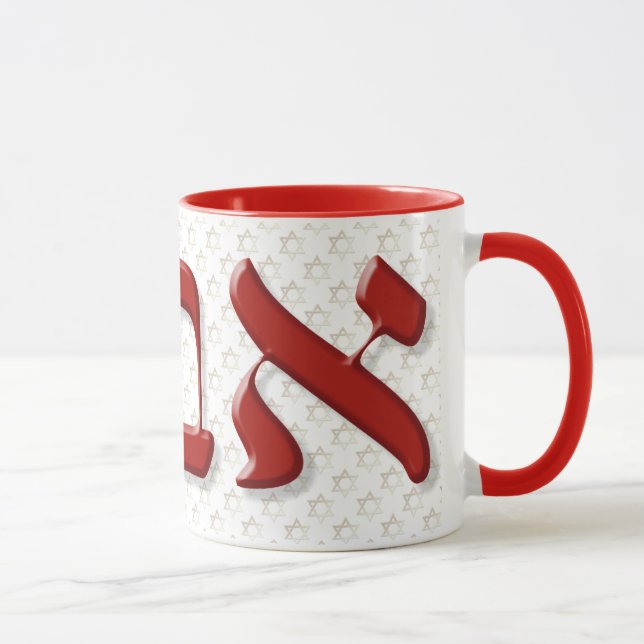 Hebraico da caneca de Abba (Direita)