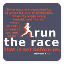 Hebraicos 12:1 Use o adesivo Race
