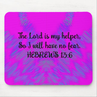 Hebreus 13:6 Mouse Pad Cristão
