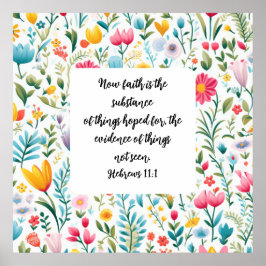 Hebrews 11:1 Poster