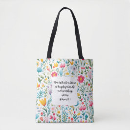 Hebrews 11:1 Tote Bag