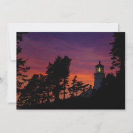 Heceta Head Lighthouse na Costa do Oregon | Cartão