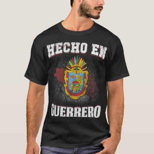 Hecho En Mexico Guerrero flag t-shirt do casaco de