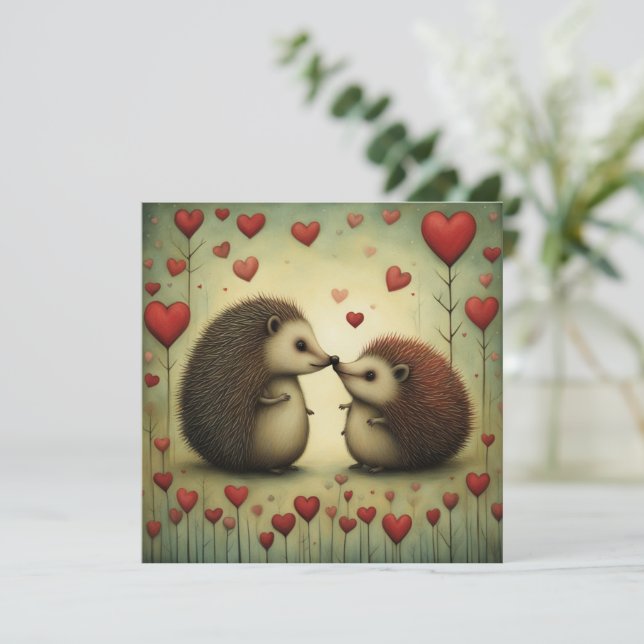 Hedgehog Love 1 (Em pé/Frente)