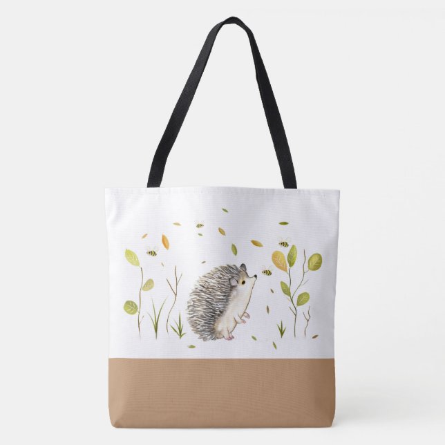 Hedgehog Tote Bag (Frente)