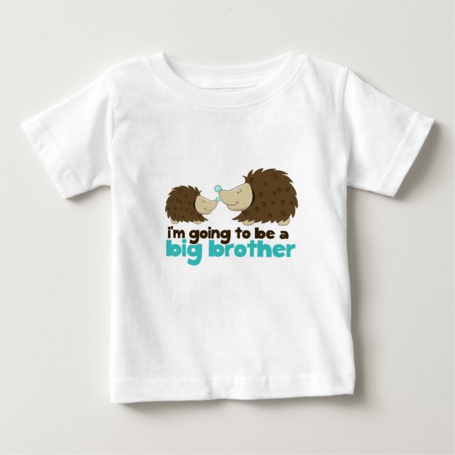 Hedgehogs Big Brother Crianças Criança T-shirt (Frente)