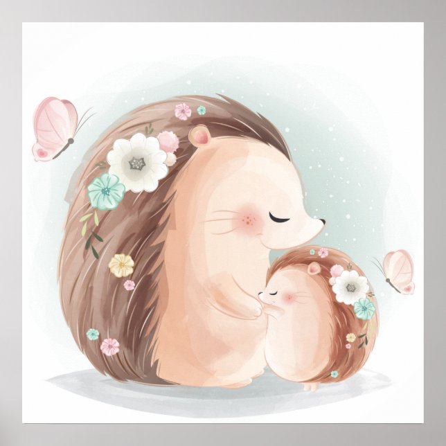 Hedgehogs poster (Frente)