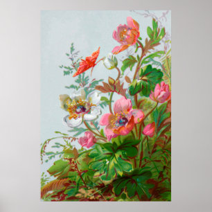 Hedgerow Garden Poster