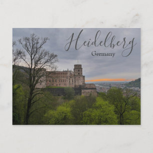 Heidelberg Alemanha — Cartão postal com Castle
