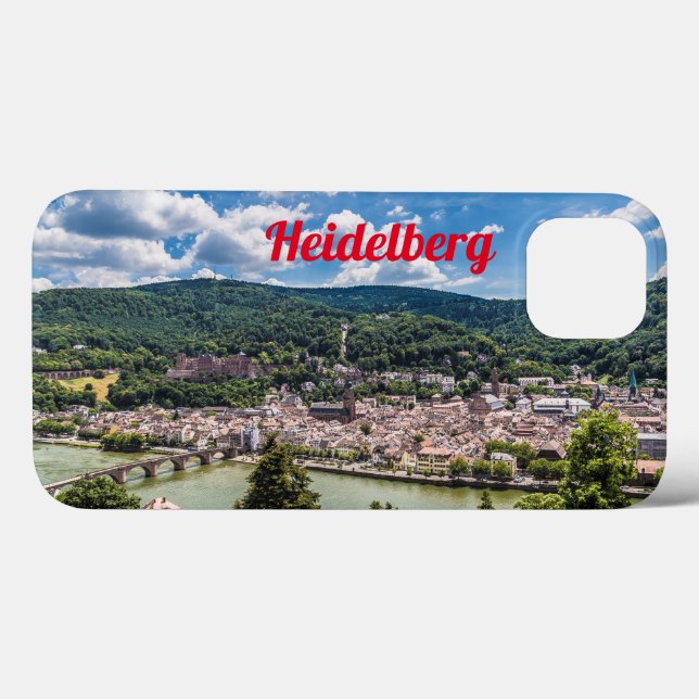 Heidelberg Neckar Panorama Alemanha (Verso (horizontal))