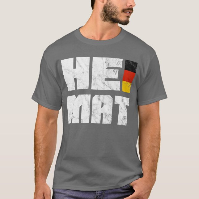 Heimat, alemão, casa na Alemanha, camiseta para us (Frente)