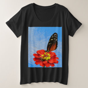 Heliconius hecate borboleta em uma camiseta da Zin