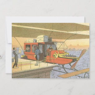 Helicóptero de avião de ficção científica Vintage 