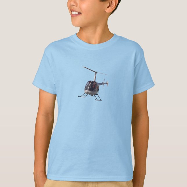 Helicóptero infantil - Camiseta do Presente Helicó (Frente)