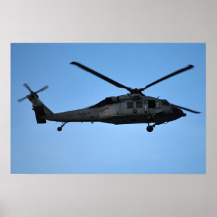 helicóptero na poster de voo