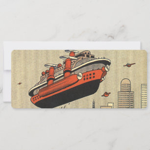 Helicóptero Vintage Science Ficise