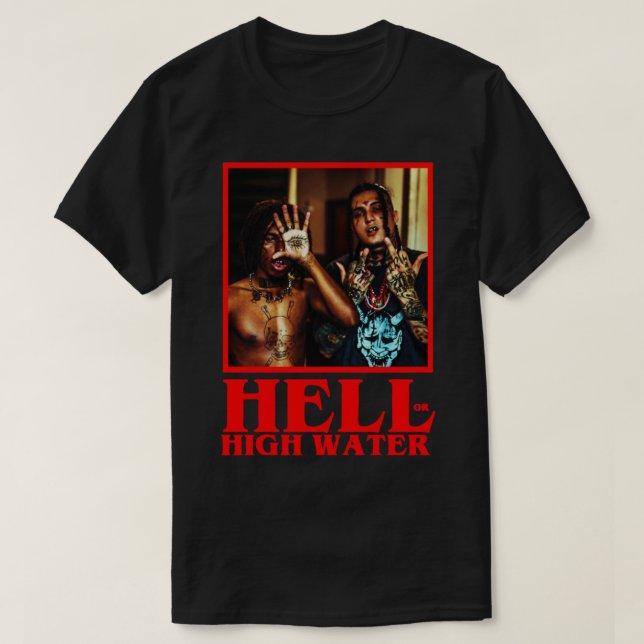 HELL HIGH WATER Active T-Shirt (Frente do Design)