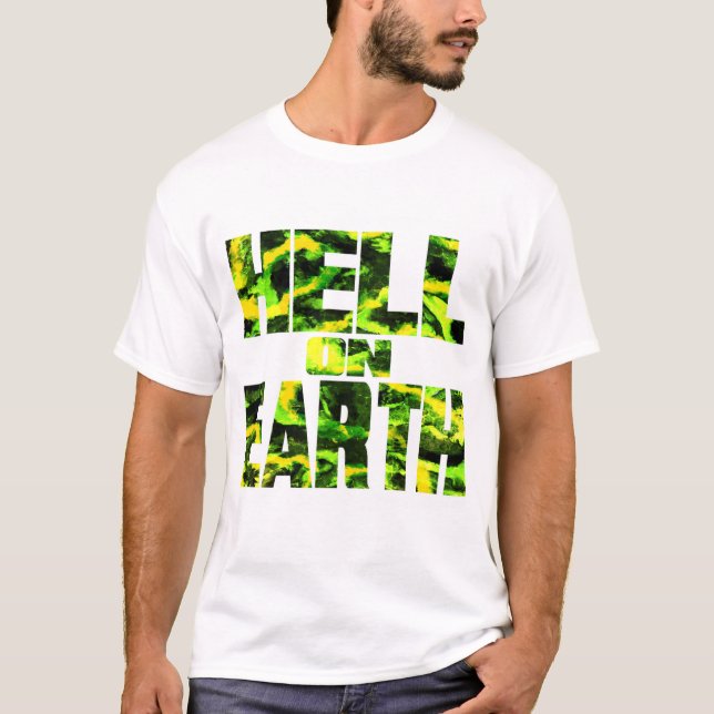 Hell on Earth T ( Toxic green ) Men's T-Shirt (Frente)