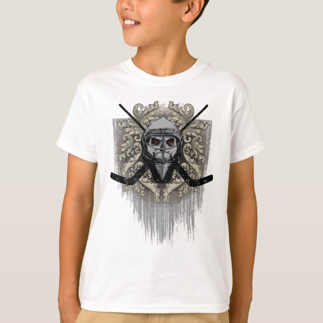 Hellish Hockey Goalie T-Shirt (Frente)
