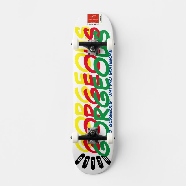 HELLO GORGEOUS 7, 3/4", skateboard Deck (Frente)