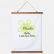 Hello I am new here name yellow green flower kids