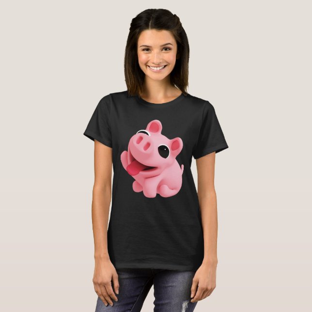 Hello Rosa T-shirt (Frente Completa)