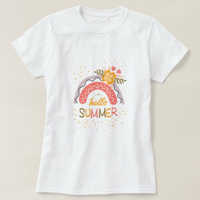 Hello Summer T-Shirt (Frente do Design)