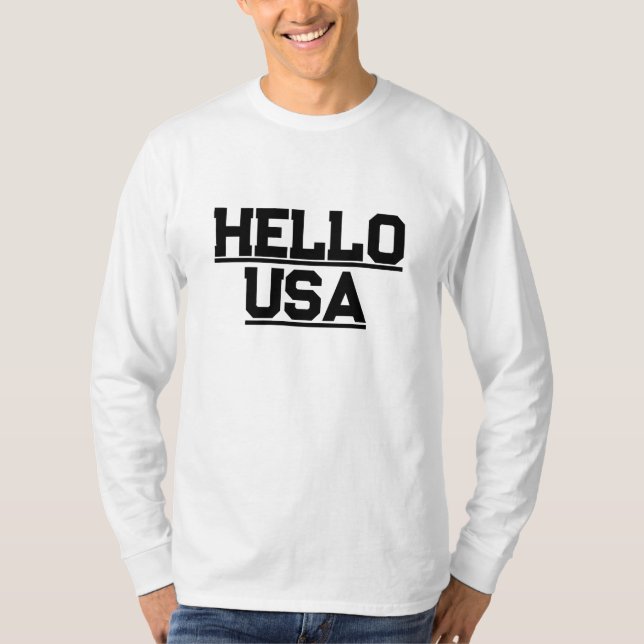HELLO USA T-Shirt (Frente)