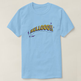 HELLOO! Camisa T - Azul