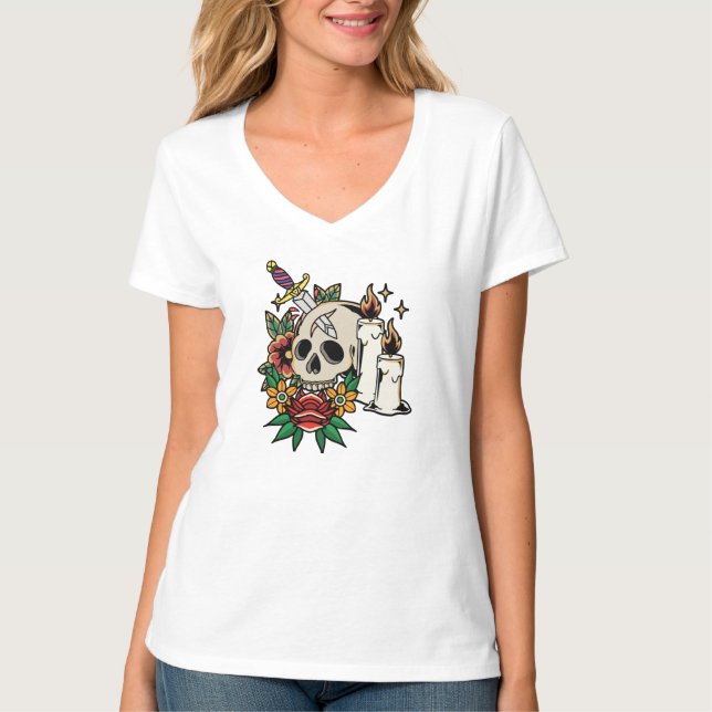Helloween Tattoo T-Shirt (Frente)