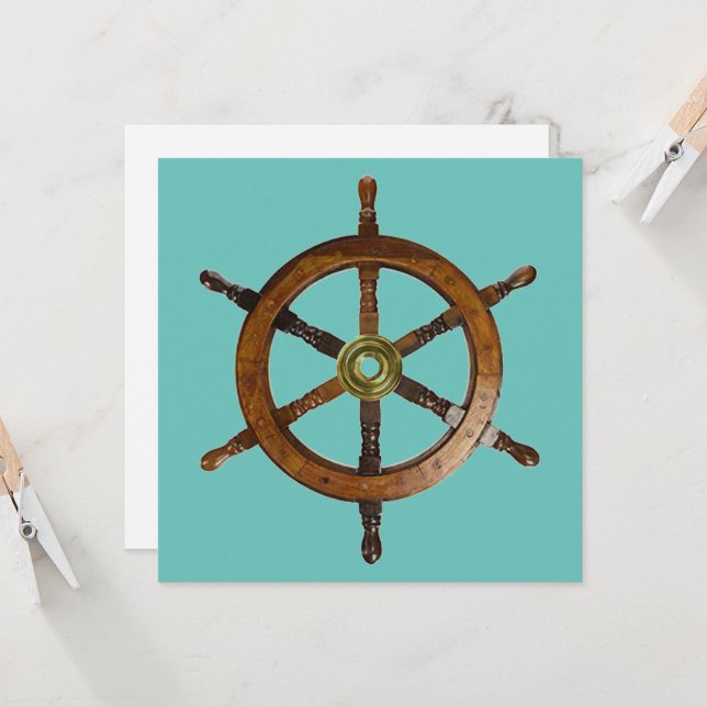 Helm náutico Navio Obrigado (Frente/Verso In Situ)